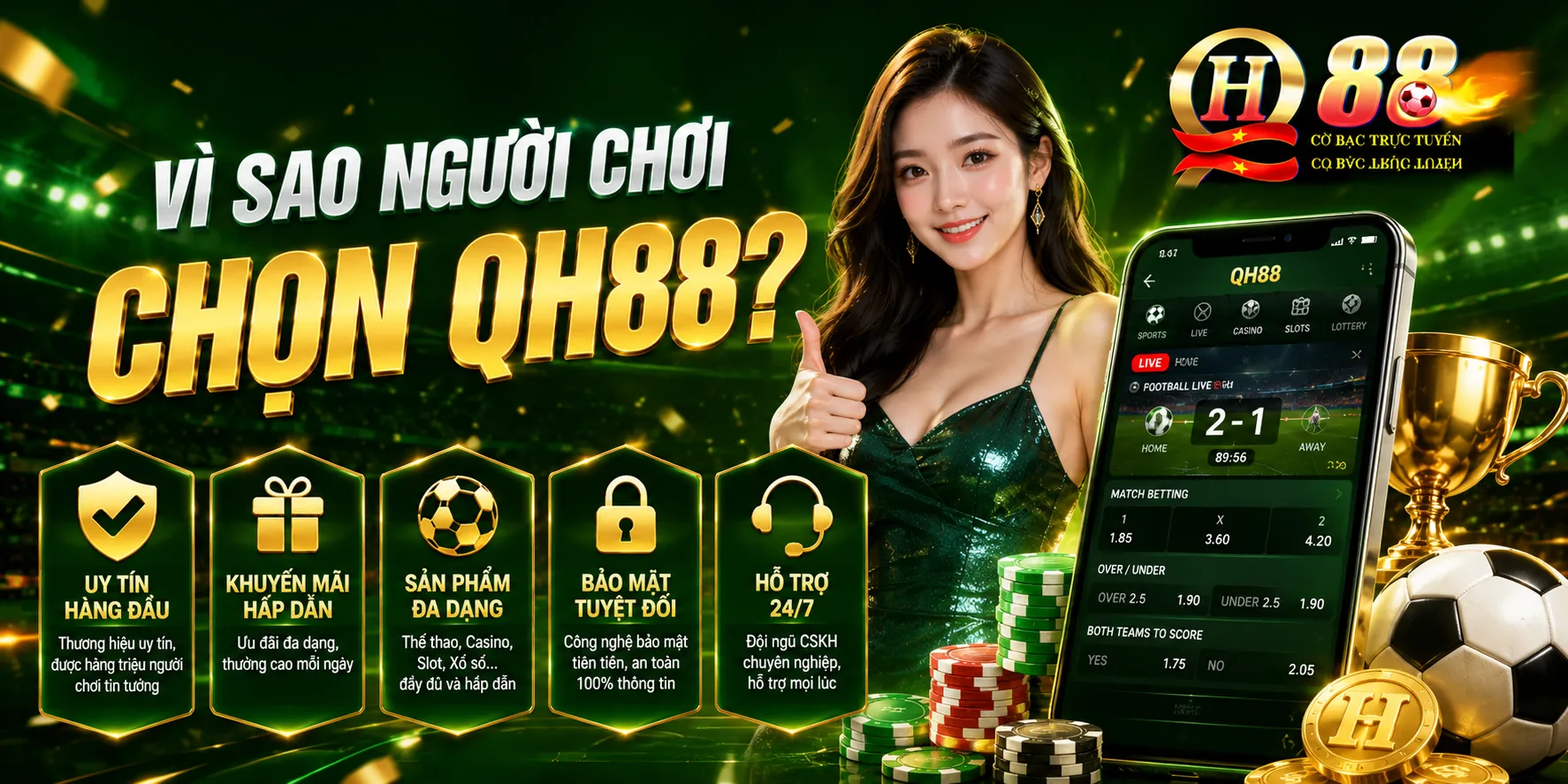 Vì Sao Người Chơi Chọn QH88?