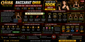 Baccarat QH88 - Link Chính Thức Đăng Ký Đăng Nhập An Toàn
