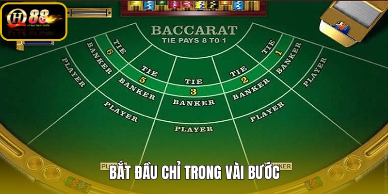 Baccarat QH88 với lộ trình đăng ký đăng nhập gọn