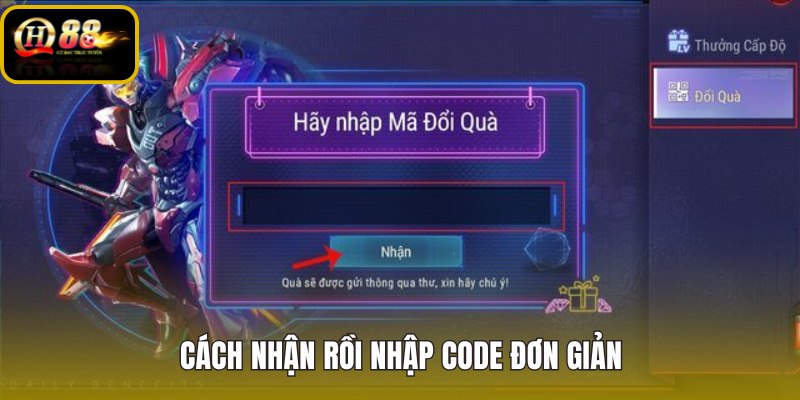 Giftcode QH88 và quy trình nhập code ít lỗi