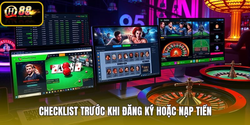 QH88 có lừa đảo không qua checklist kiểm tra trước đăng ký