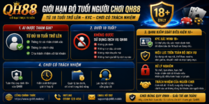 Giới Hạn Độ Tuổi Người Chơi QH88 - Từ 18 Tuổi Và KYC