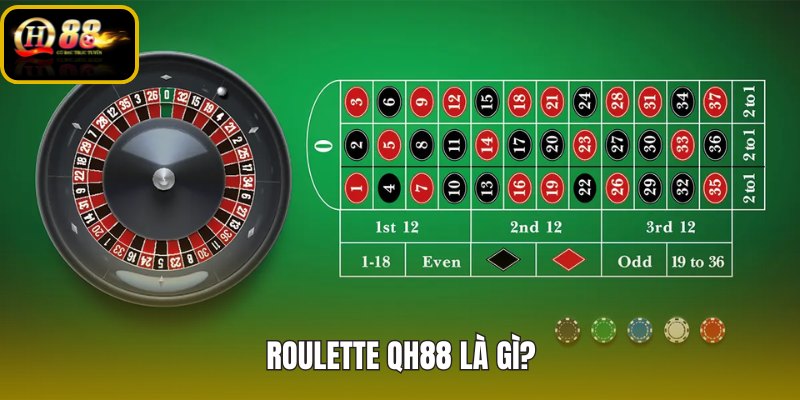 Roulette QH88 bàn live trực tuyến với dealer và vòng quay