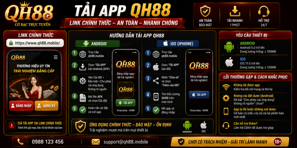 Tải App QH88 - Link Chính Thức Android IOS An Toàn
