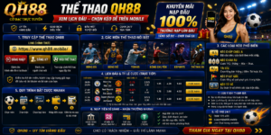 Thể Thao QH88 - Xem Lịch Đấu Chọn Kèo Dễ Trên Mobile