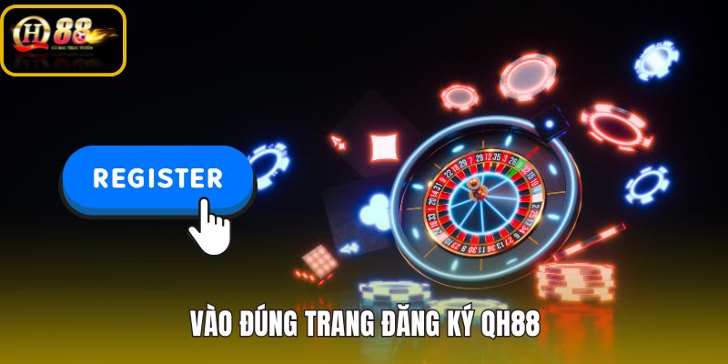 Đăng ký QH88 đúng link chính thức trên QH88 Mobile